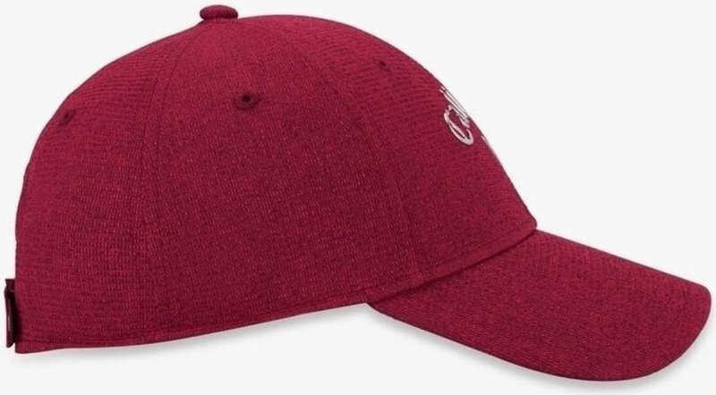 Callaway Liquid Metal Adjustable women's cap, red plum/silver