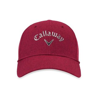 Callaway Liquid Metal Adjustable women's cap, red plum/silver