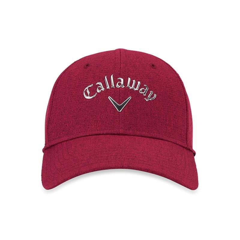 Callaway Liquid Metal Adjustable women's cap, red plum/silver