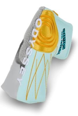 Callaway Rain Or Shine Blade Putter headcover, white/blue