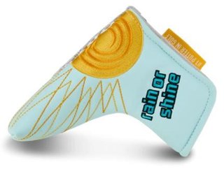 Callaway Rain Or Shine Blade Putter headcover, white/blue