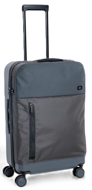 Ogio Pace Pro Hybrid Checked 72-74L travel bag, grey pinstripe