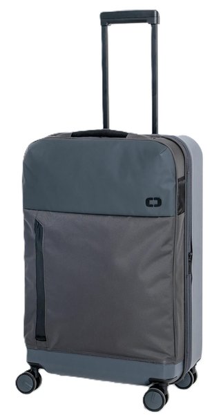 Ogio Pace Pro Hybrid Checked 72-74L travel bag, grey pinstripe