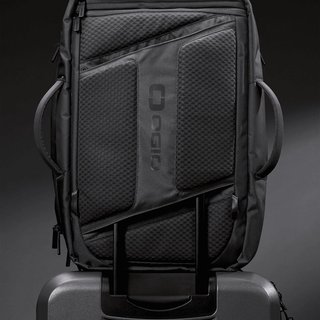 Ogio Pace Pro Max 45L Travel Pack bag, grey pinstripe