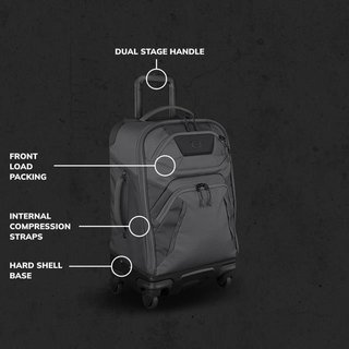 Ogio Renegade 22" 4-Wheel Travel Bag 33L titanium travel bag