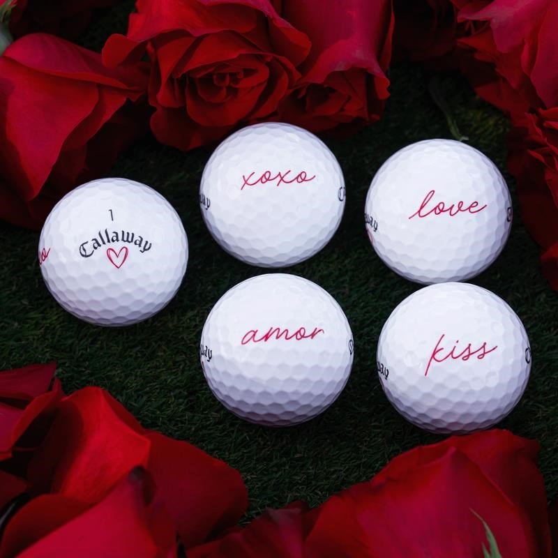 Callaway Supersoft LIMITED VALENTINE LOVE golf balls