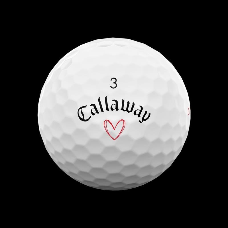 Callaway Supersoft LIMITED VALENTINE LOVE golf balls