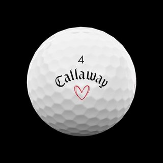 Callaway Supersoft LIMITED VALENTINE LOVE golf balls