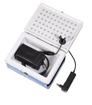 JuCad Battery safe accessory, blue/white