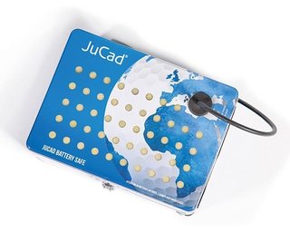 JuCad Battery safe accessory, blue/white