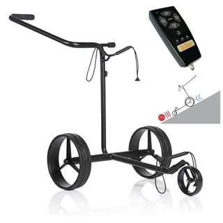 JuStar Black 1.0 electric trolley + Remote Control + Parking Brake, black