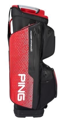 PING Pioneer Monsoon cart bag, black/red