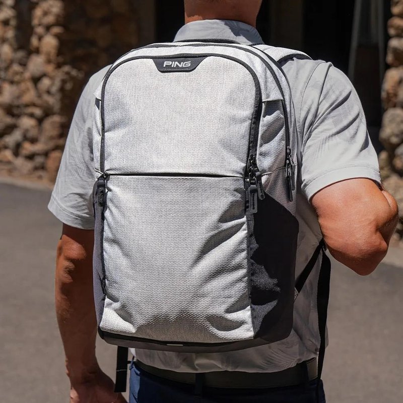 PING Ping Backpack bag, textured heather grey