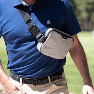 PING Ping Valuables Pouch bag, textured heather grey