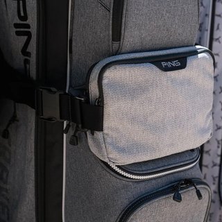 PING Ping Valuables Pouch bag, textured heather grey