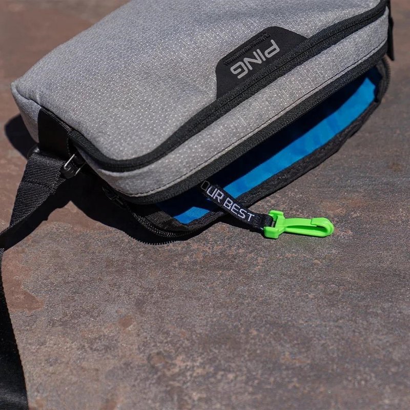 PING Ping Valuables Pouch bag, textured heather grey