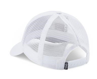 PING Diamond Trucker men's cap, white