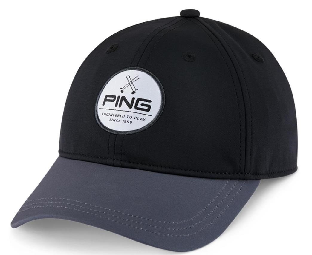 PING Engineered To Play men's cap, black/asphalt