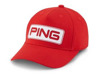 PING Tour Classic Junior junior cap, tomato red