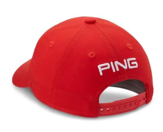 PING Tour Classic Junior junior cap, tomato red