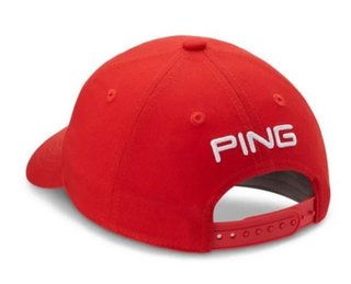 PING Tour Classic Junior junior cap, tomato red