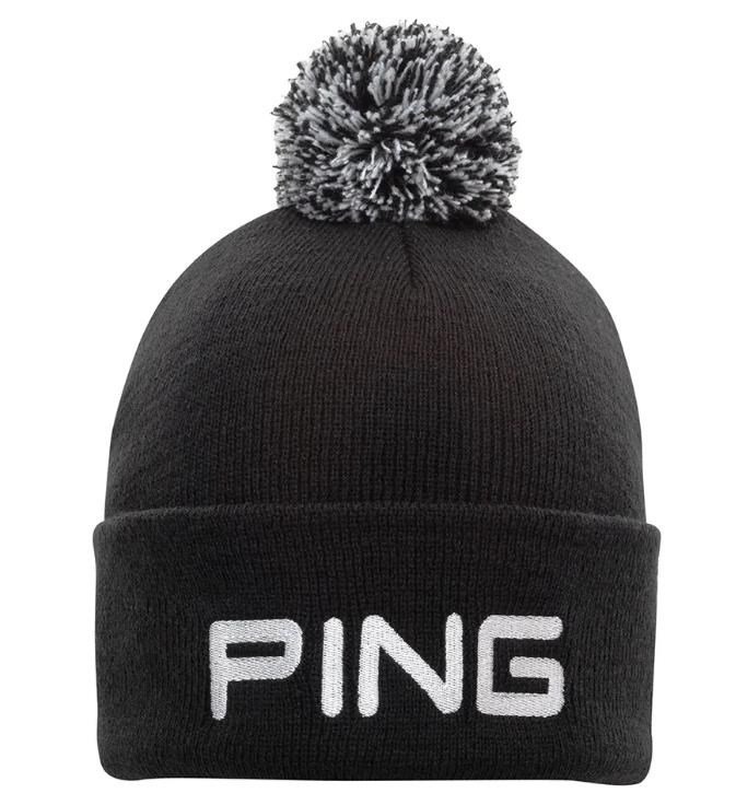 PING Classic Bobble winter hat, black