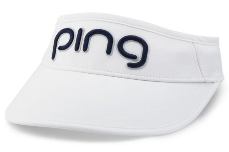 PING Tour ladies visor, white
