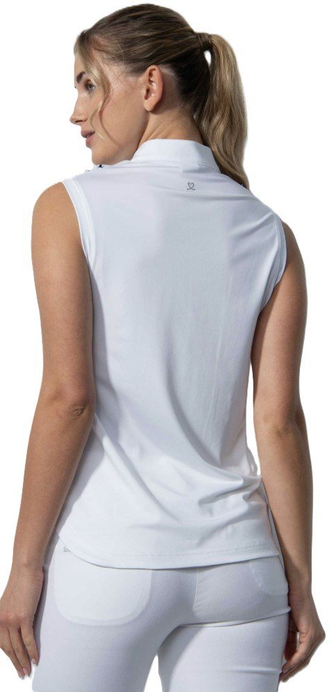 Daily Sports ISTRES Sleeveless women's polo, white