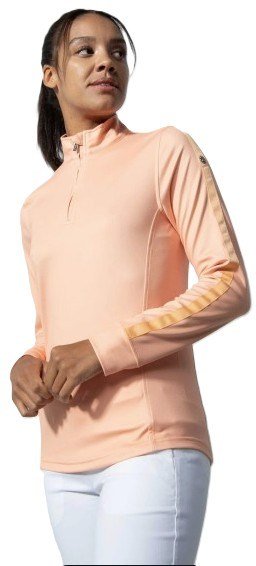 Daily Sports Anna long-sleeve women's polo, salmon