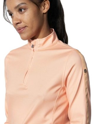 Daily Sports Anna long-sleeve women's polo, salmon