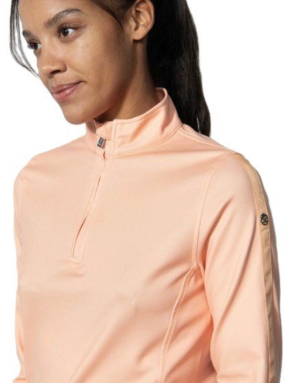 Daily Sports Anna long-sleeve women's polo, salmon
