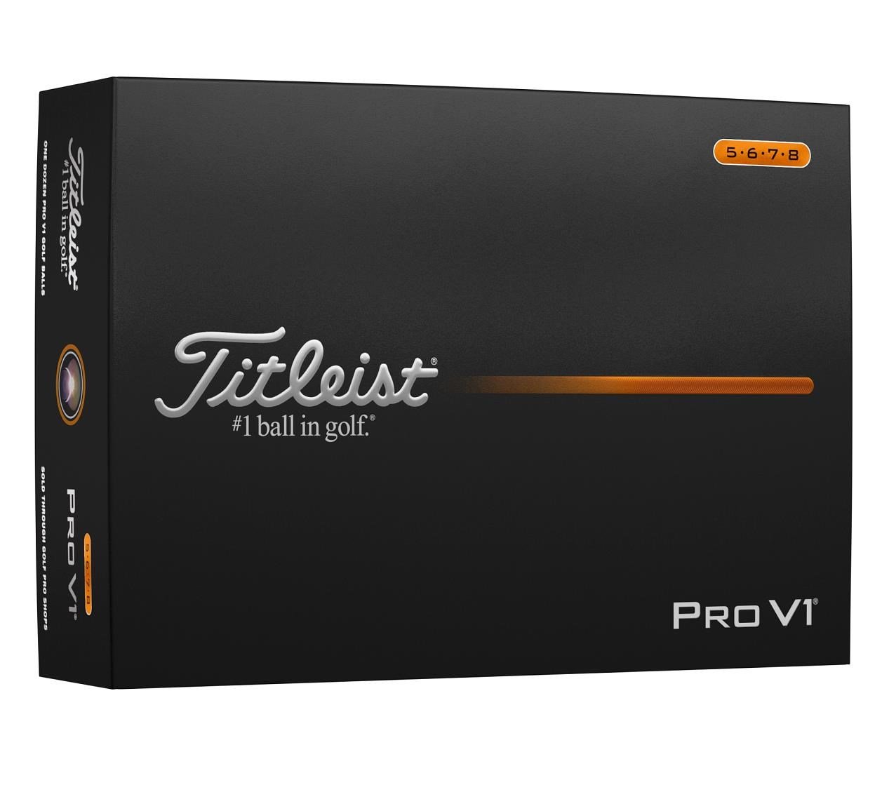 Titleist Pro V1 2025 golf balls (12 balls), High Number