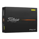 Titleist Pro V1 golf balls 2025, yellow
