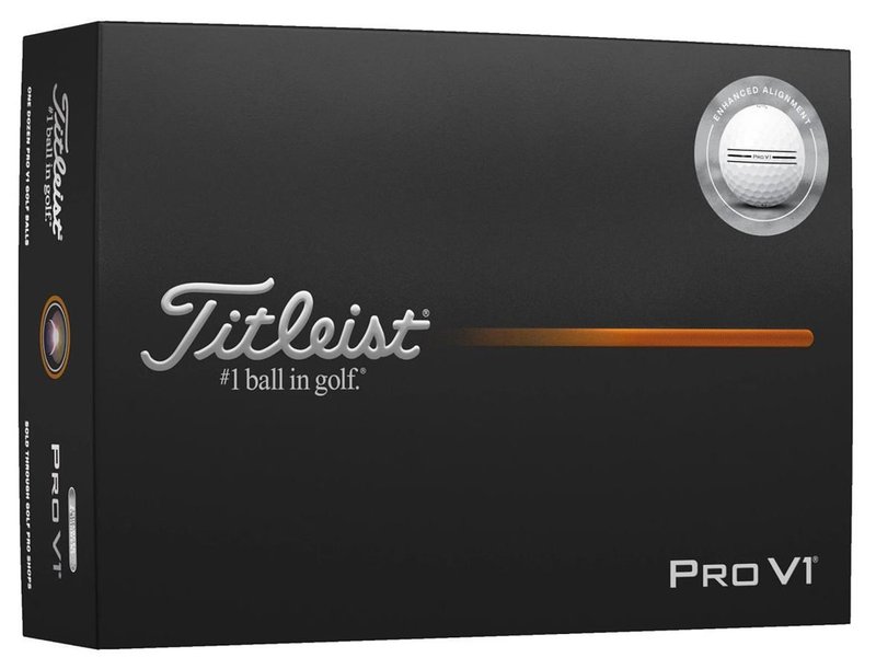 Titleist Pro V1 2025 golf balls, Enhanced Alignment