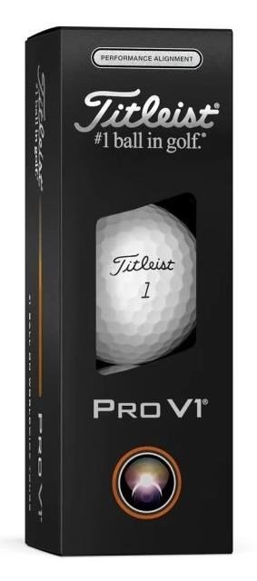 Titleist Pro V1 2025 golf balls, Enhanced Alignment