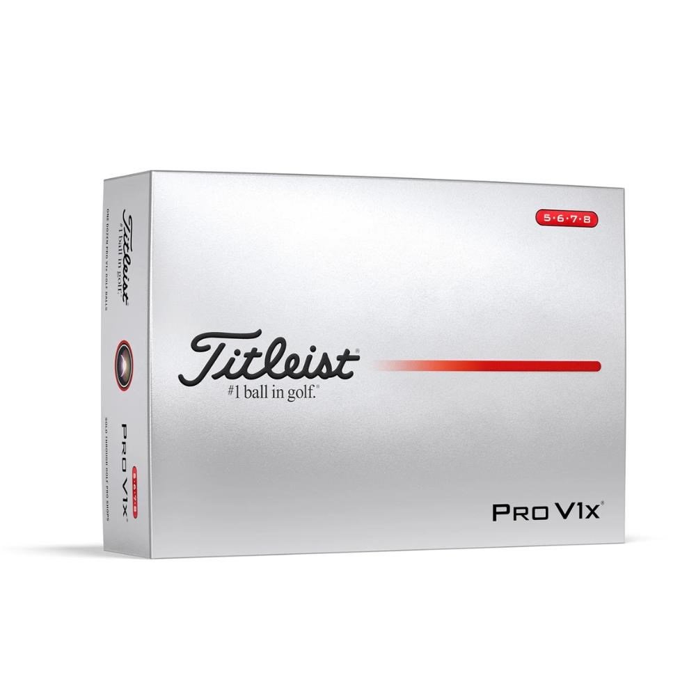 Titleist Pro V1x 2025 golf balls, High number (#5 - #8)