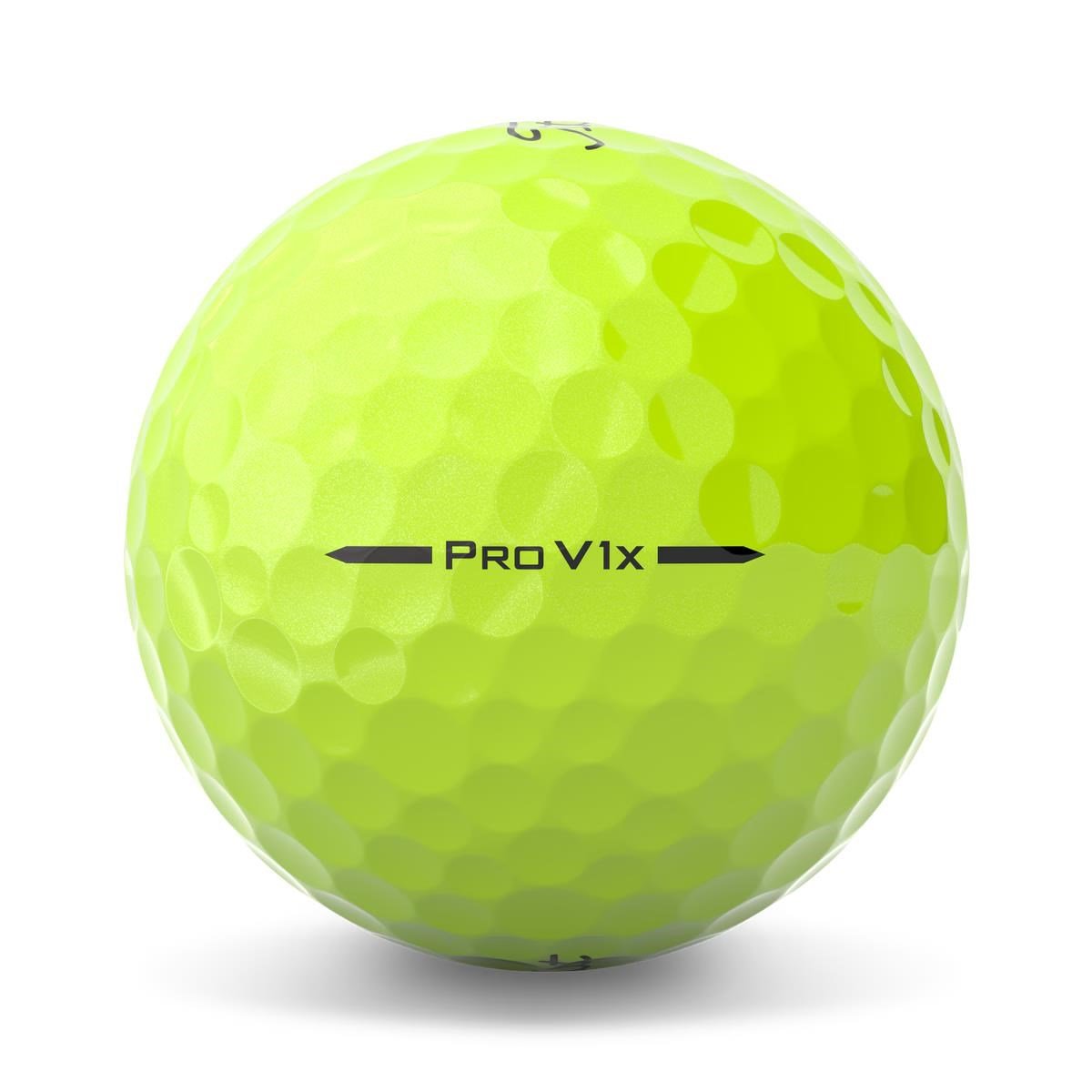 Titleist Pro V1x 2025 golf balls, yellow