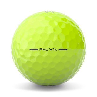 Titleist Pro V1x 2025 golf balls, yellow