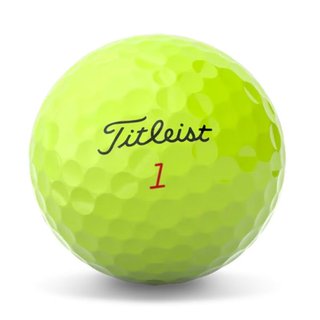 Titleist Pro V1x 2025 golf balls, yellow