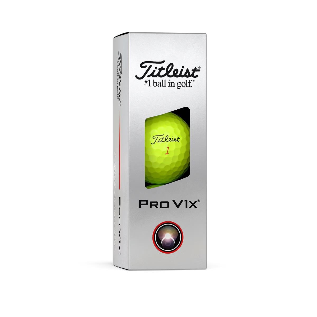 Titleist Pro V1x 2025 golf balls, yellow