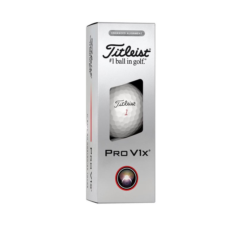 Titleist Pro V1x 2025 golf balls, Enhanced Alignment
