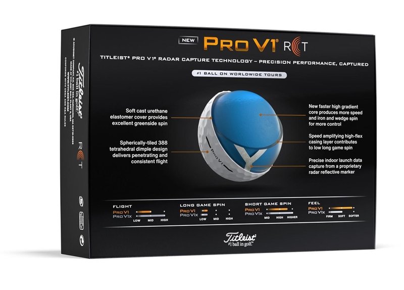 Titleist Pro V1 2025 golf balls, RCT