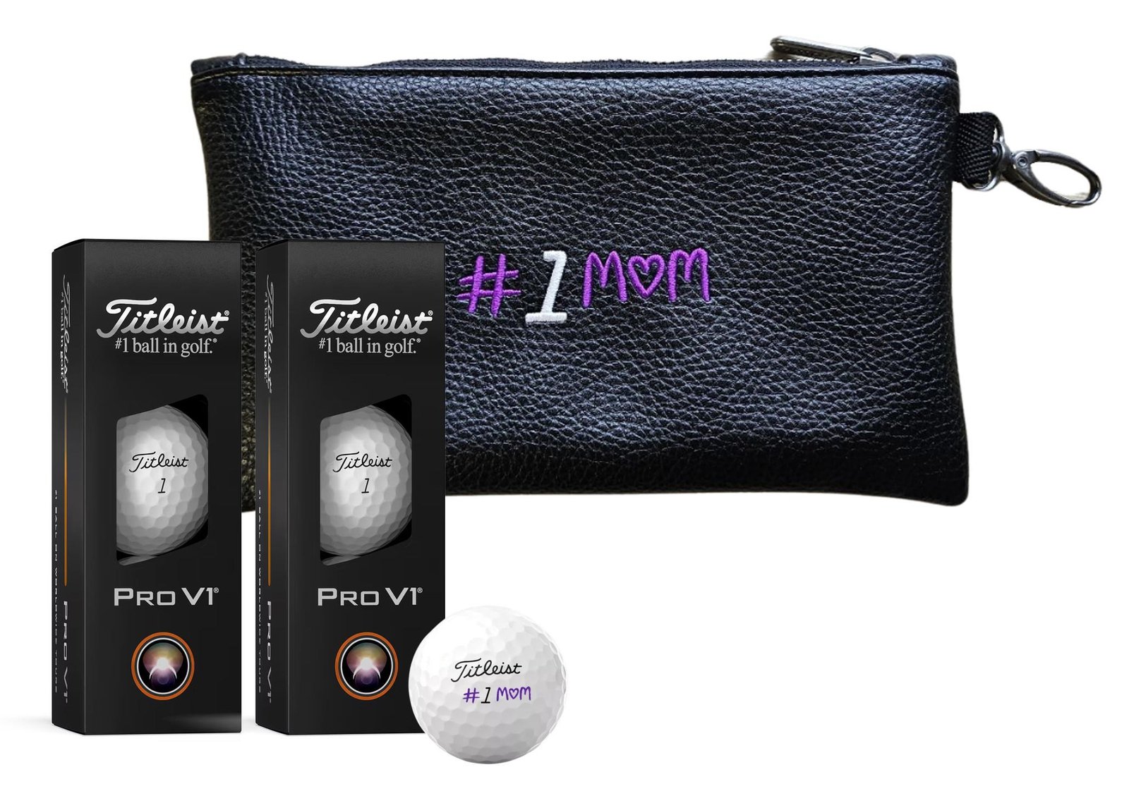 Titleist Pro V1 2025 golf balls, Mother's Day incl. pouch