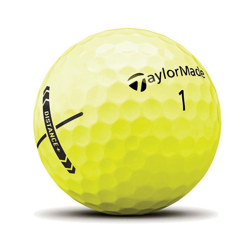 TaylorMade Distance+ golf balls (12 balls), multi pack