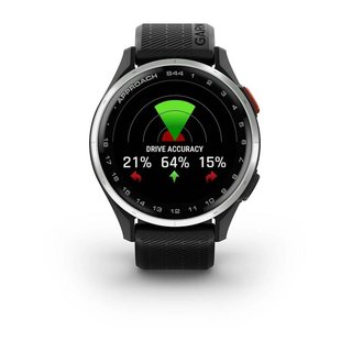 Garmin Approach S44 GPS Watch, black/silver aluminium