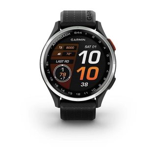 Garmin Approach S44 GPS Watch, black/silver aluminium
