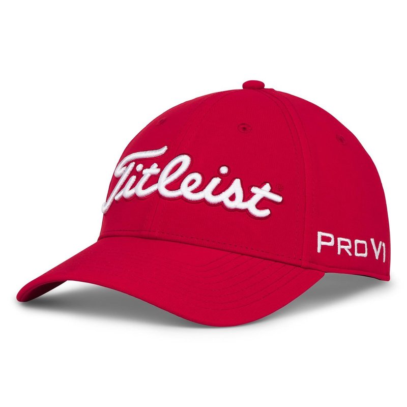Titleist Tour Performance men's cap, red/white