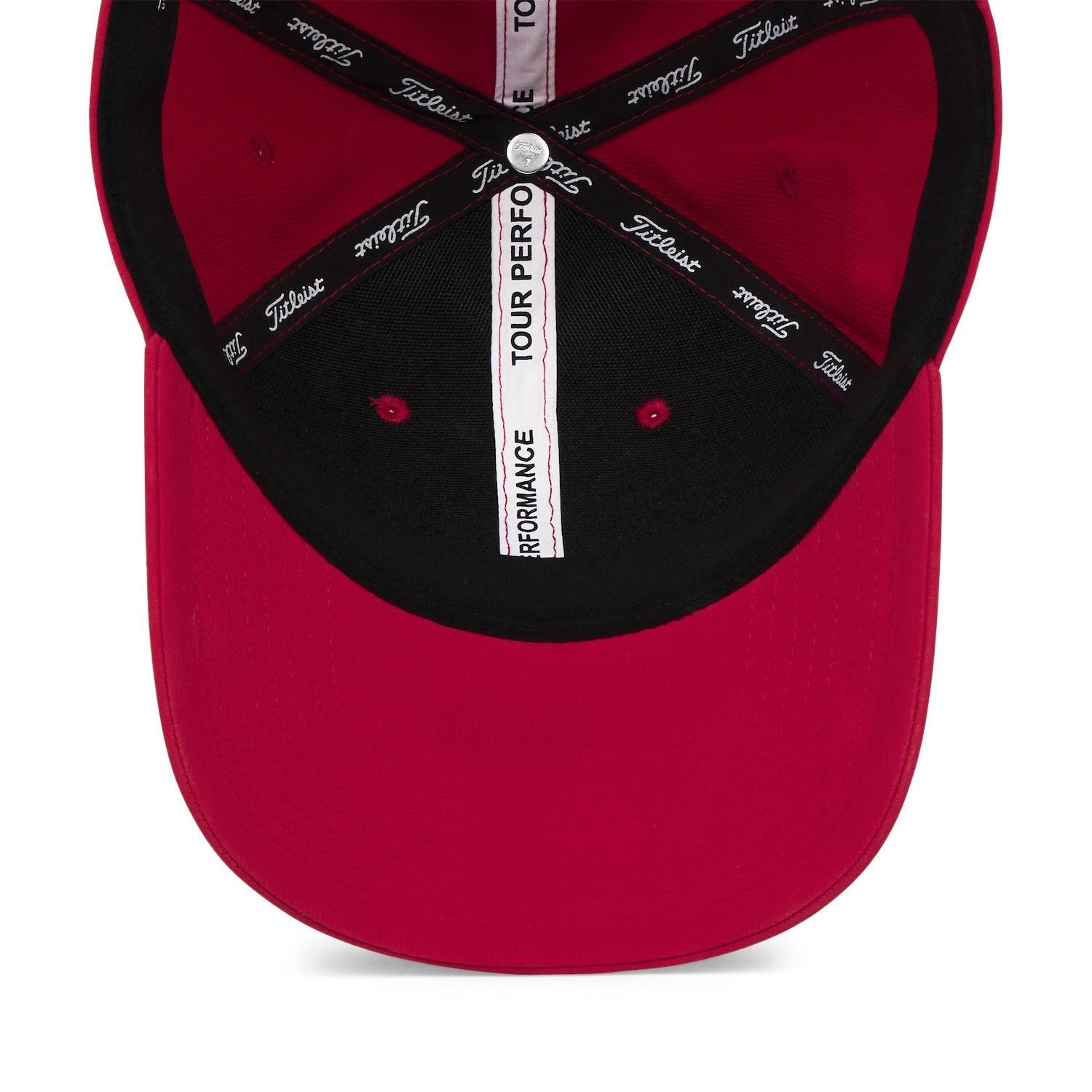 Titleist Tour Performance men's cap, red/white