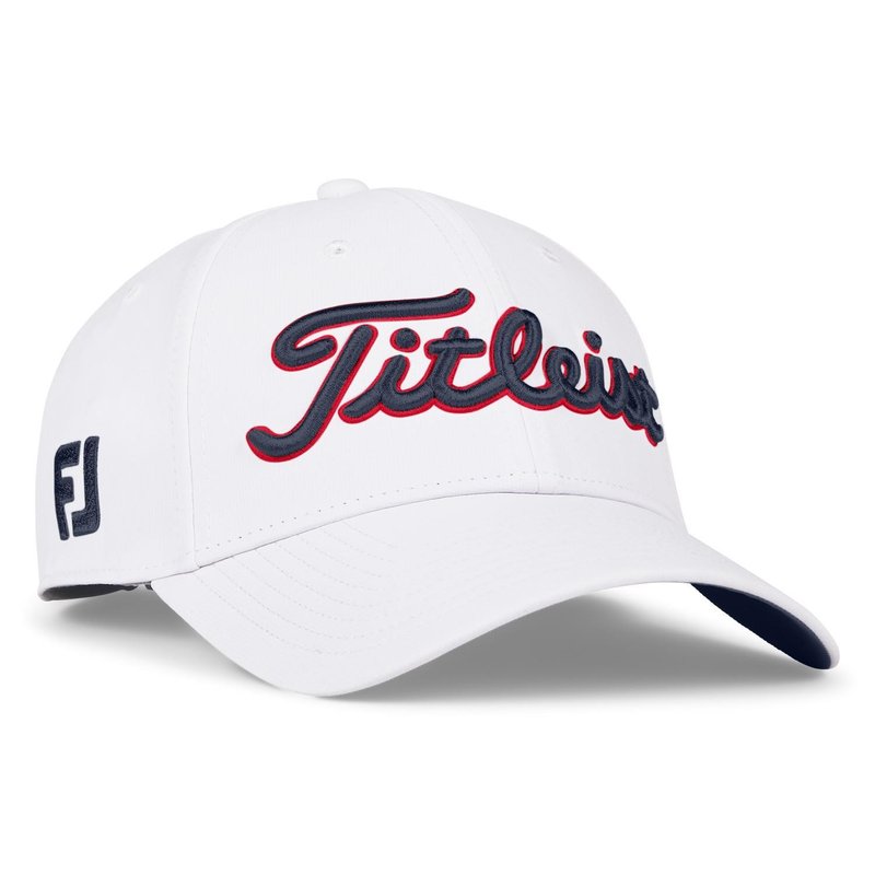 Titleist Tour Performance men's cap, white/navy/red