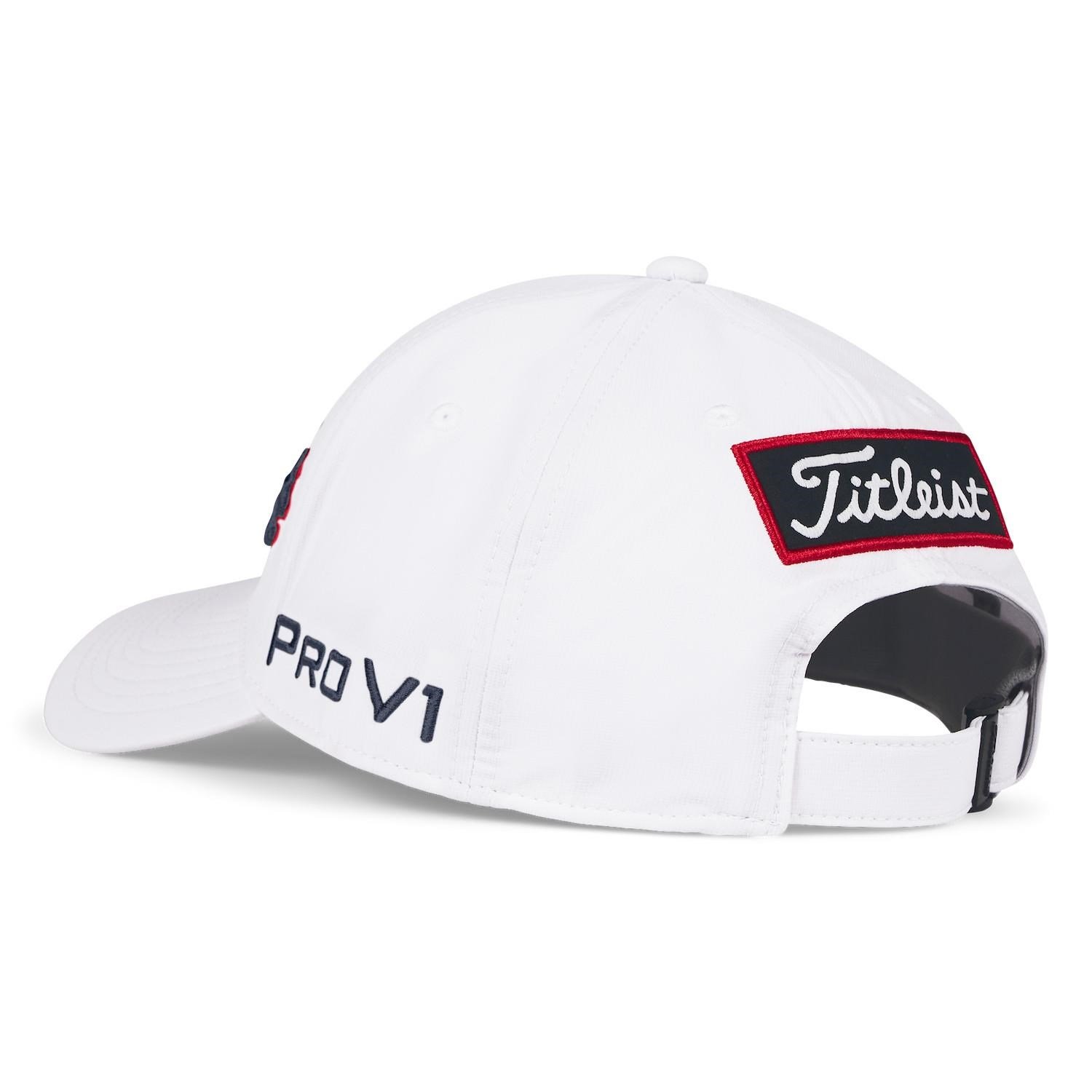 Titleist Tour Performance men's cap, white/navy/red